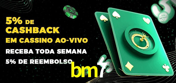 Promoções do cassino ao Vivo bm7
